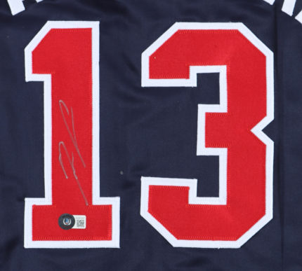 Signed Vladimir Guerrero Jersey - Mvp Custom Stitched Jsa