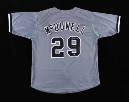 Jack McDowell Signed Chicago White Sox Custom Jersey (Beckett Witness  Certified)